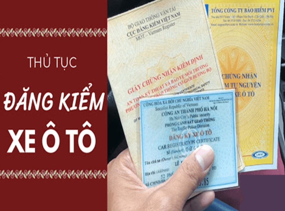 Thủ tục đăng kiểm xe ô tô, biểu phí đăng kiểm mới nhất